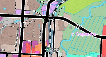 Генеральный план города Саранска