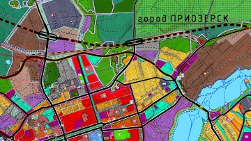 Генеральный план города Приозерска